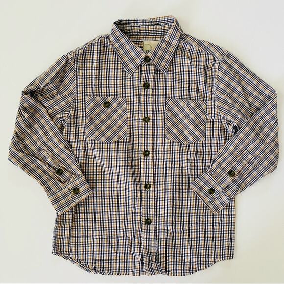 Peek Other - Peek | Fall Plaid button Down Casual Shirt GUC XL/10